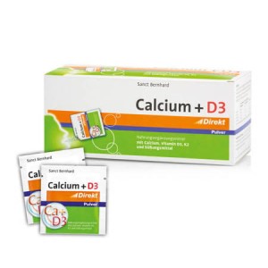 SANCT BERNHARD Wapń direkt 600 mg + D3 + K2 60 saszetek - pod język