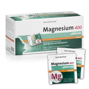 SANCT BERNHARD Magnez direkt 400 mg 60 saszetek - pod język