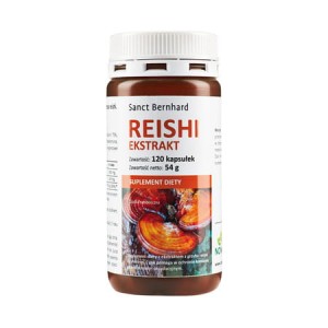 SANCT BERNHARD Reishi ekstrakt z grzyba 120 kaps. 