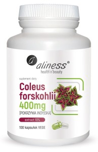 ALINESS Coleus Forskohlii 10% 400mg (pokrzywa indyjska)