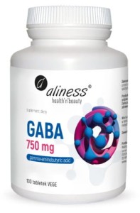 ALINESS GABA (Gamma amino butyric acid) 750mg 100 tabletek