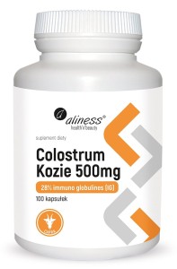 ALINESS Colostrum Kozie IG 28% 500 mg x 100 kaps.