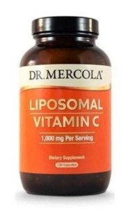 DR MERCOLA Witamina C 1000 Liposomalna  180 kapsułek Licaps®