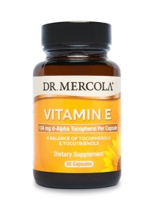DR MERCOLA Witamina E z mieszanką tokotrienoli i tokoferoli  30 kapsułek Licaps®