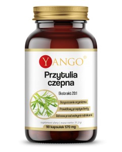 YANGO Przytulia czepna - 90 kaps.