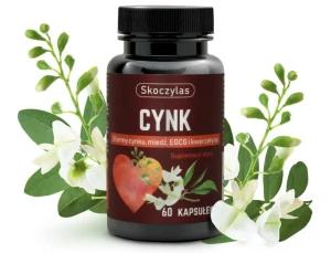 SKOCZYLAS Cynk 3 formy, miedź, EGCG i kwercetyna 60 kaps