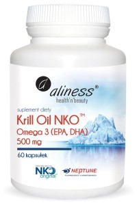 ALINESS Krill Oil NKO Omega 3 z Astaksantyną 60 kaps