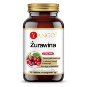 YANGO Żurawina - 50% PAC - ekstrakt - 60 kaps