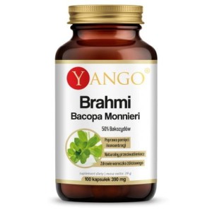 YANGO Brahmi - ekstrakt 50% bakozydów - 100 kaps