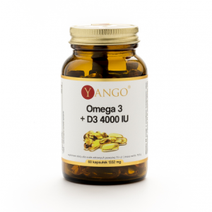 YANGO Omega 3 + D3 4000 IU 60 kaps.