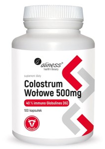ALINESS Colostrum Wołowe IG 40% 500 mg