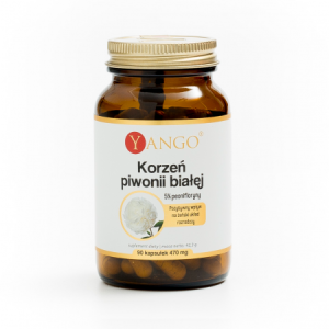 YANGO Korzeń piwonii białej - 5% peonifloryny - 90 kaps.