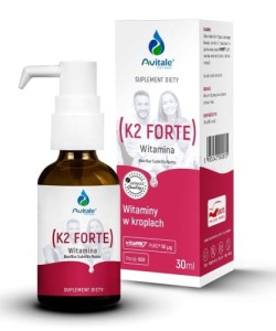 AVITALE, Witamina K2 FORTE 50 µg krople 30 ml