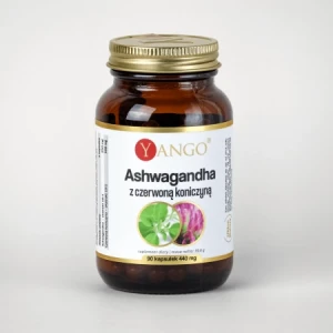 YANGO Ashwagandha z czerwoną koniczyną - 90 kaps.